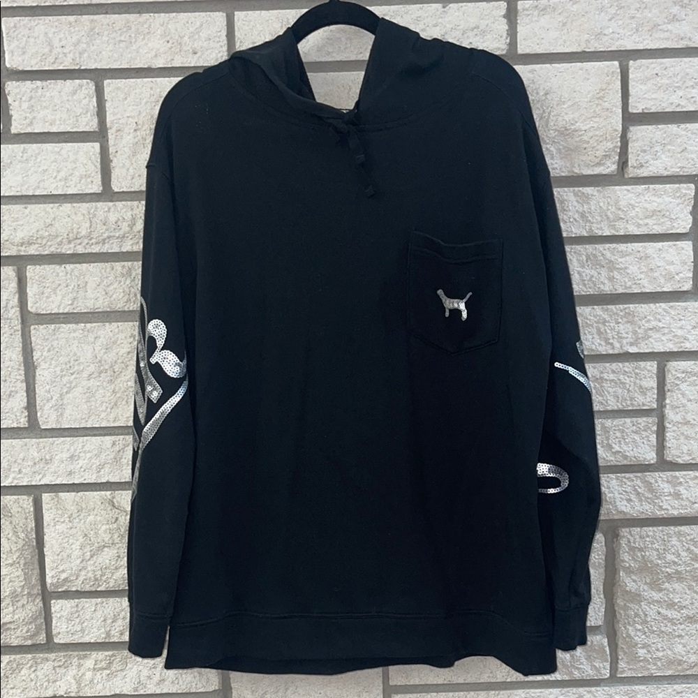 Black Hoodie by PINK Victoria's Secret - Picture 2 of 5